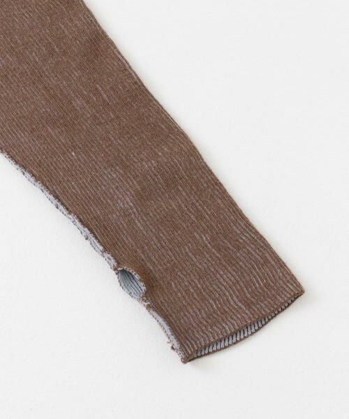 KBF / ケービーエフ ニット・セーター | バイカラーポロRIBニット | 詳細15