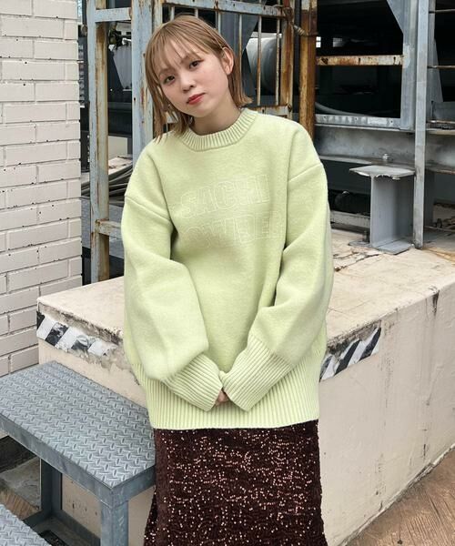 KBF / ケービーエフ ニット・セーター | SACHIPOWDERリバーシブルニット | 詳細1