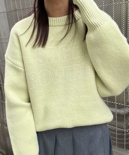 KBF / ケービーエフ ニット・セーター | SACHIPOWDERリバーシブルニット | 詳細5