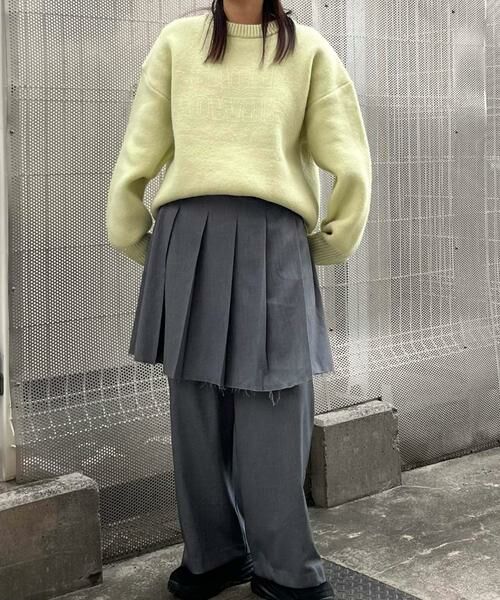 KBF / ケービーエフ ニット・セーター | SACHIPOWDERリバーシブルニット | 詳細6