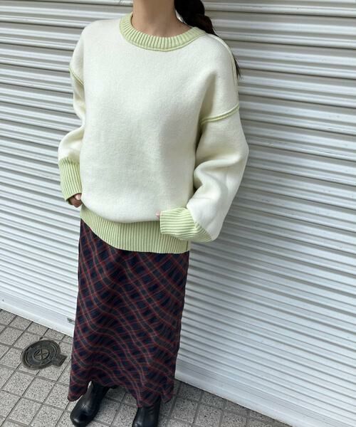 KBF / ケービーエフ ニット・セーター | SACHIPOWDERリバーシブルニット | 詳細8