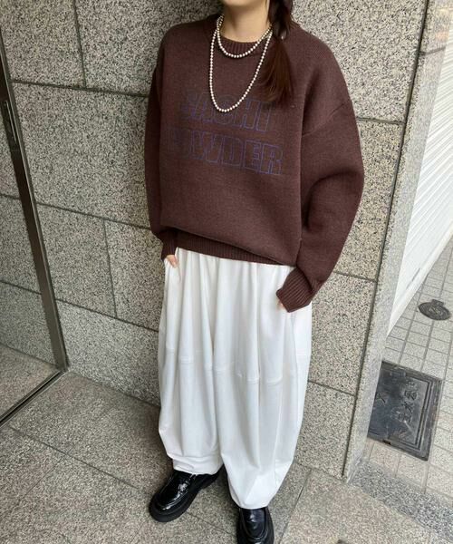 KBF / ケービーエフ ニット・セーター | SACHIPOWDERリバーシブルニット | 詳細16