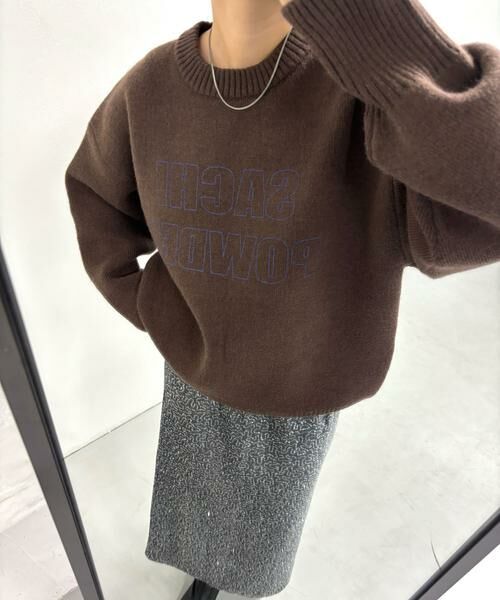 KBF / ケービーエフ ニット・セーター | SACHIPOWDERリバーシブルニット | 詳細17