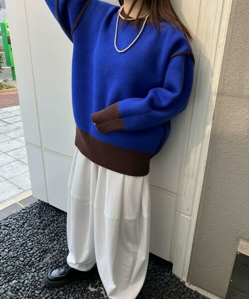 KBF / ケービーエフ ニット・セーター | SACHIPOWDERリバーシブルニット | 詳細22