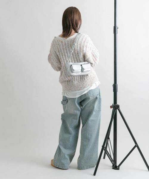 KBF / ケービーエフ ニット・セーター | 2WAYネップメッシュニット | 詳細21