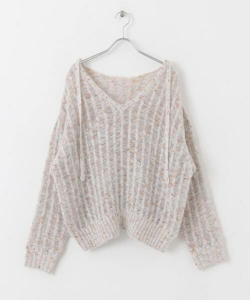 KBF / ケービーエフ ニット・セーター | 2WAYネップメッシュニット | 詳細22