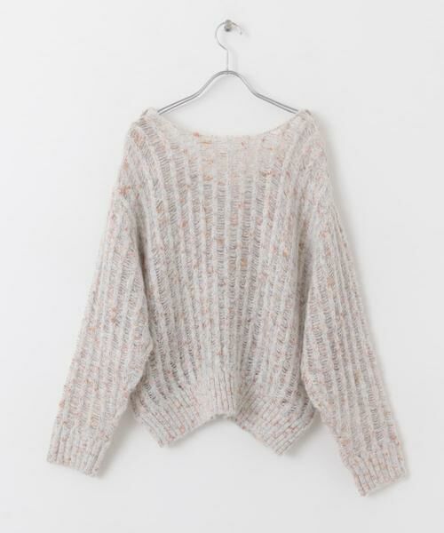 KBF / ケービーエフ ニット・セーター | 2WAYネップメッシュニット | 詳細24