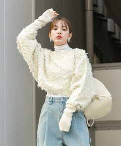 KBF / ケービーエフ カーディガン・ボレロ | 2WAYフリンジカーディガン