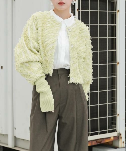 KBF / ケービーエフ カーディガン・ボレロ | 2WAYフリンジカーディガン | 詳細2