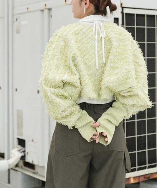 KBF / ケービーエフ カーディガン・ボレロ | 2WAYフリンジカーディガン | 詳細3