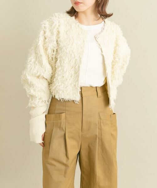 KBF / ケービーエフ カーディガン・ボレロ | 2WAYフリンジカーディガン | 詳細26