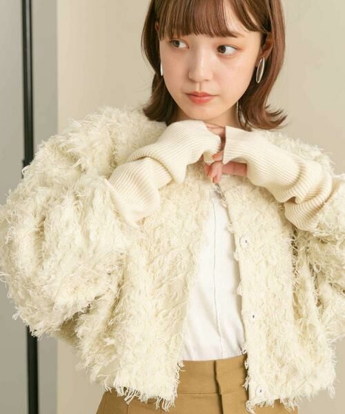 KBF / ケービーエフ カーディガン・ボレロ | 2WAYフリンジカーディガン | 詳細21
