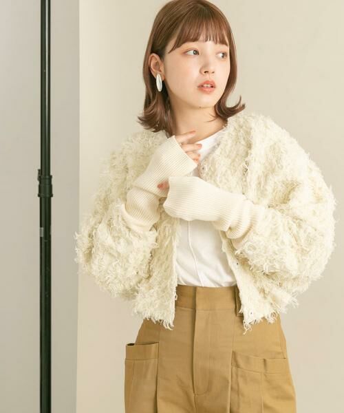KBF / ケービーエフ カーディガン・ボレロ | 2WAYフリンジカーディガン | 詳細23