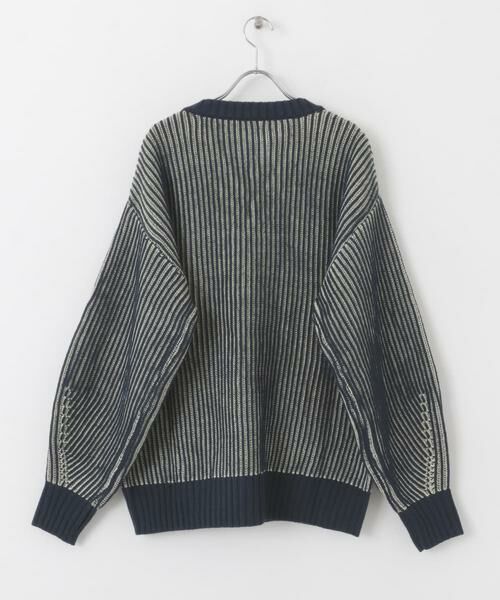 KBF / ケービーエフ ニット・セーター | バイカラーRIBオーバーニット | 詳細30