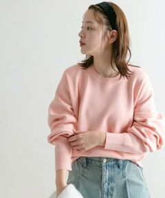 KBF / ケービーエフ ニット・セーター | フラットパターンクルーネックニット