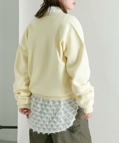 KBF / ケービーエフ ニット・セーター | フラットパターンクルーネックニット | 詳細8