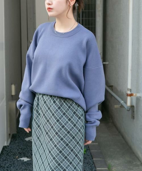 KBF / ケービーエフ ニット・セーター | フラットパターンクルーネックニット | 詳細14