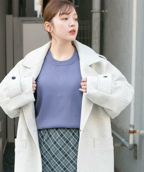 KBF / ケービーエフ ニット・セーター | フラットパターンクルーネックニット | 詳細19