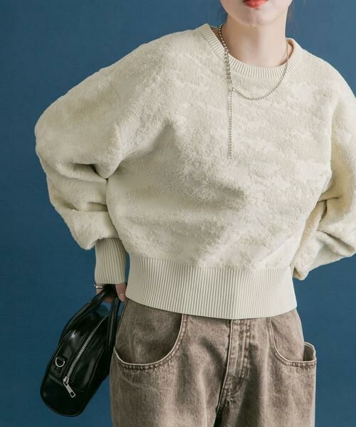 KBF / ケービーエフ ニット・セーター | マーブルジャガードニット | 詳細20