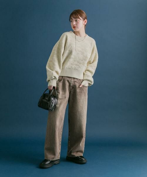 KBF / ケービーエフ ニット・セーター | マーブルジャガードニット | 詳細23