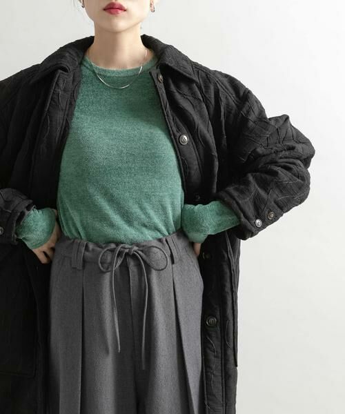 KBF / ケービーエフ ニット・セーター | ベロアライクスリムニット | 詳細2