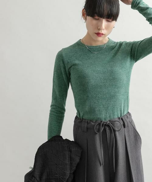 KBF / ケービーエフ ニット・セーター | ベロアライクスリムニット | 詳細5