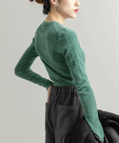 KBF / ケービーエフ ニット・セーター | ベロアライクスリムニット | 詳細6