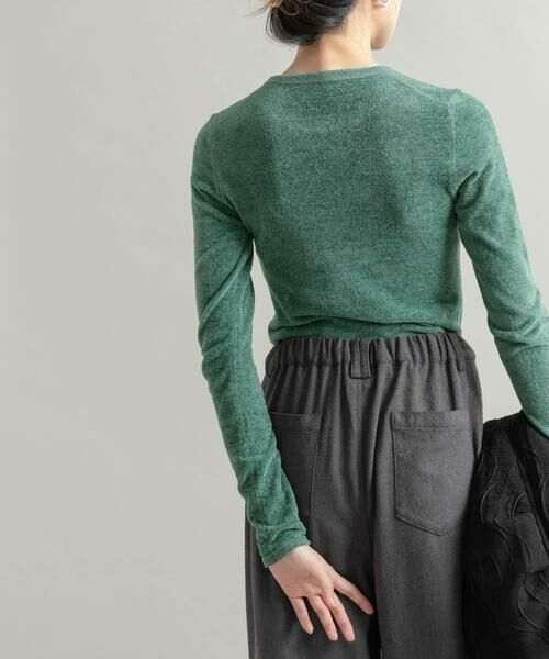 KBF / ケービーエフ ニット・セーター | ベロアライクスリムニット | 詳細7