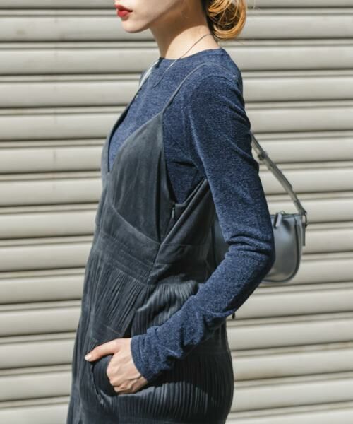 KBF / ケービーエフ ニット・セーター | ベロアライクスリムニット | 詳細14