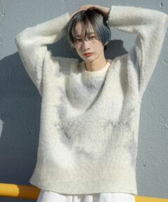 KBF / ケービーエフ ニット・セーター | ギャラクシーシャギーニット