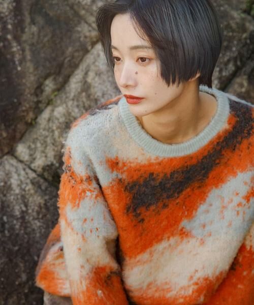 KBF / ケービーエフ ニット・セーター | ギャラクシーシャギーニット | 詳細1