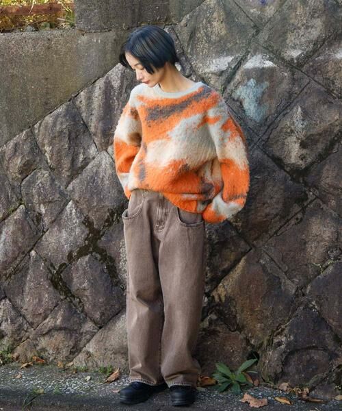 KBF / ケービーエフ ニット・セーター | ギャラクシーシャギーニット | 詳細4