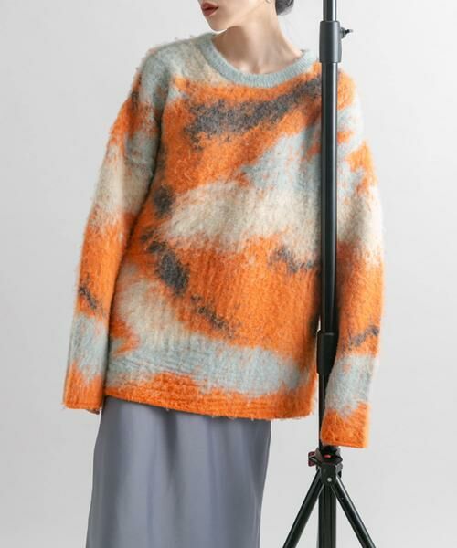 KBF / ケービーエフ ニット・セーター | ギャラクシーシャギーニット | 詳細5