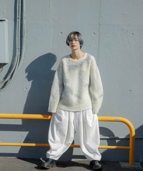 KBF / ケービーエフ ニット・セーター | ギャラクシーシャギーニット | 詳細20