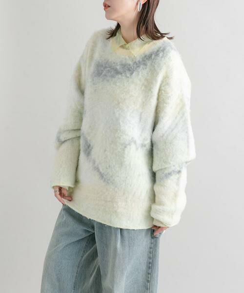 KBF / ケービーエフ ニット・セーター | ギャラクシーシャギーニット | 詳細26