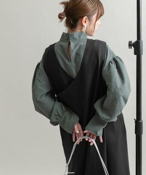 KBF / ケービーエフ シャツ・ブラウス | ボリュースリーブハイネックブラウス | 詳細2