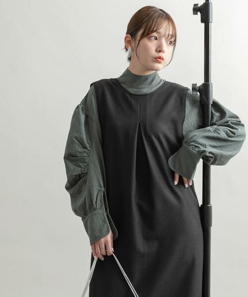 KBF / ケービーエフ シャツ・ブラウス | ボリュースリーブハイネックブラウス | 詳細3