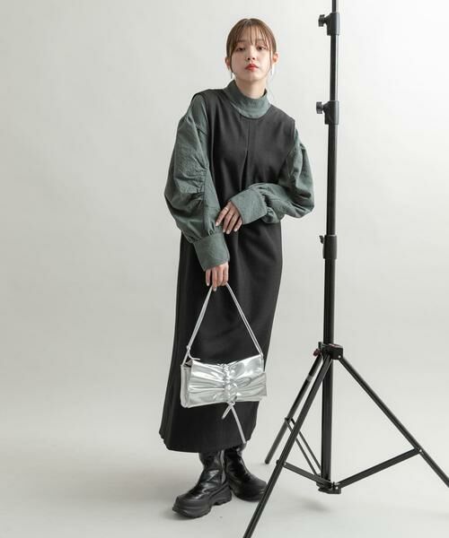 KBF / ケービーエフ シャツ・ブラウス | ボリュースリーブハイネックブラウス | 詳細5