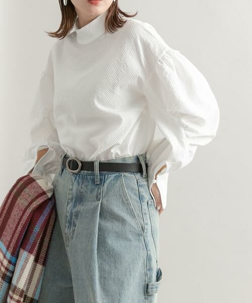 KBF / ケービーエフ シャツ・ブラウス | ボリュースリーブハイネックブラウス | 詳細10