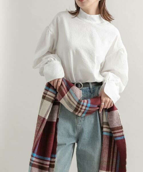 KBF / ケービーエフ シャツ・ブラウス | ボリュースリーブハイネックブラウス | 詳細11