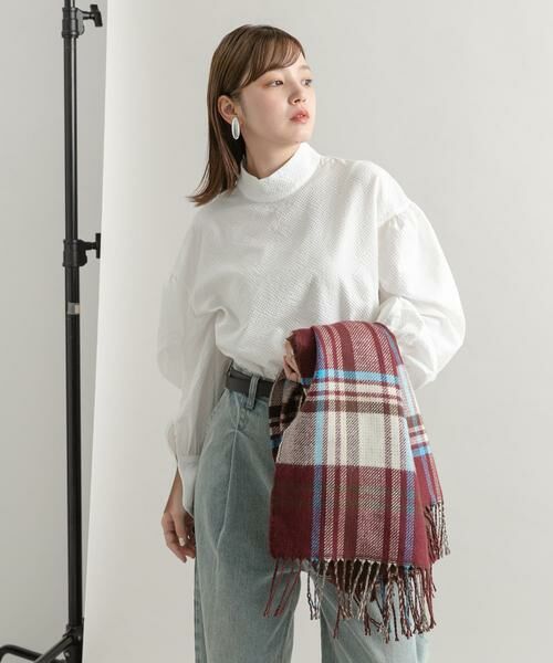 KBF / ケービーエフ シャツ・ブラウス | ボリュースリーブハイネックブラウス | 詳細12