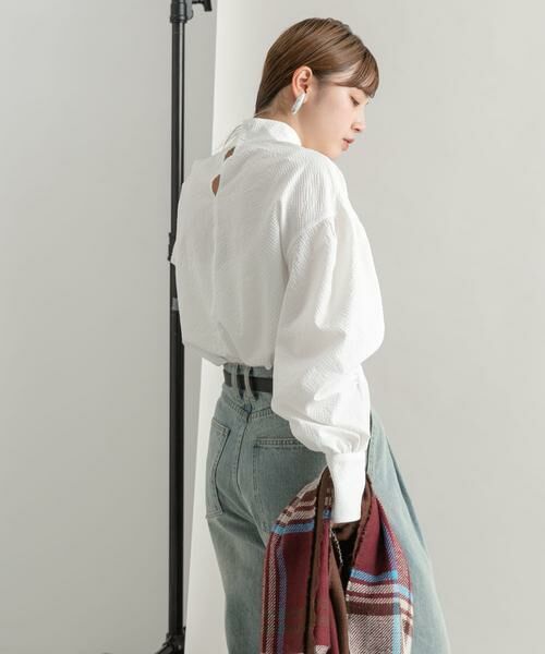KBF / ケービーエフ シャツ・ブラウス | ボリュースリーブハイネックブラウス | 詳細13