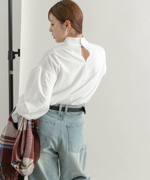 KBF / ケービーエフ シャツ・ブラウス | ボリュースリーブハイネックブラウス | 詳細14