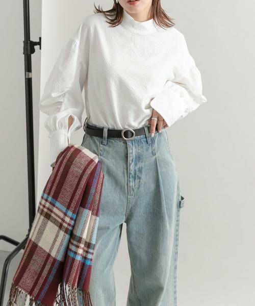 KBF / ケービーエフ シャツ・ブラウス | ボリュースリーブハイネックブラウス | 詳細15