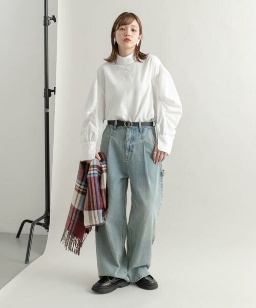 KBF / ケービーエフ シャツ・ブラウス | ボリュースリーブハイネックブラウス | 詳細17