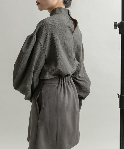 KBF / ケービーエフ シャツ・ブラウス | ボリュースリーブハイネックブラウス | 詳細21