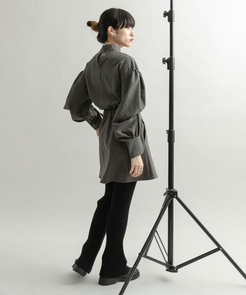 KBF / ケービーエフ シャツ・ブラウス | ボリュースリーブハイネックブラウス | 詳細27