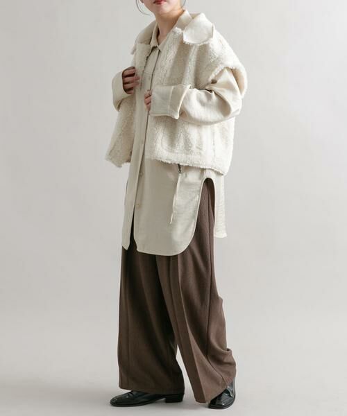 KBF / ケービーエフ シャツ・ブラウス | サテンロングシャツ | 詳細26