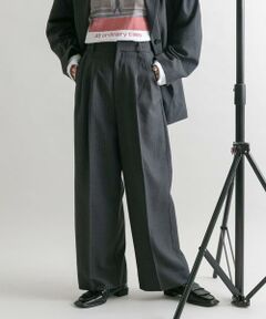 KBF / ケービーエフ その他パンツ | 『2サイズ展開』タックストレートスラックス