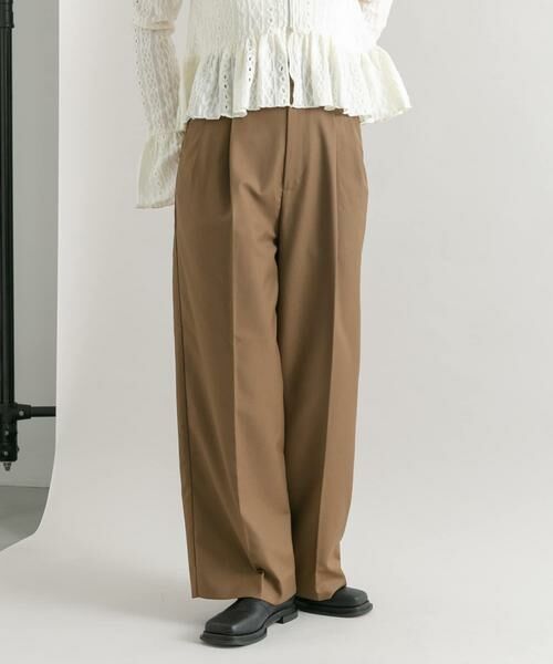 KBF / ケービーエフ その他パンツ | 『2サイズ展開』タックストレートスラックス | 詳細1